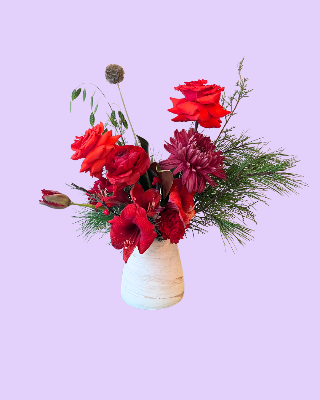 Holiday Vase Arrangement