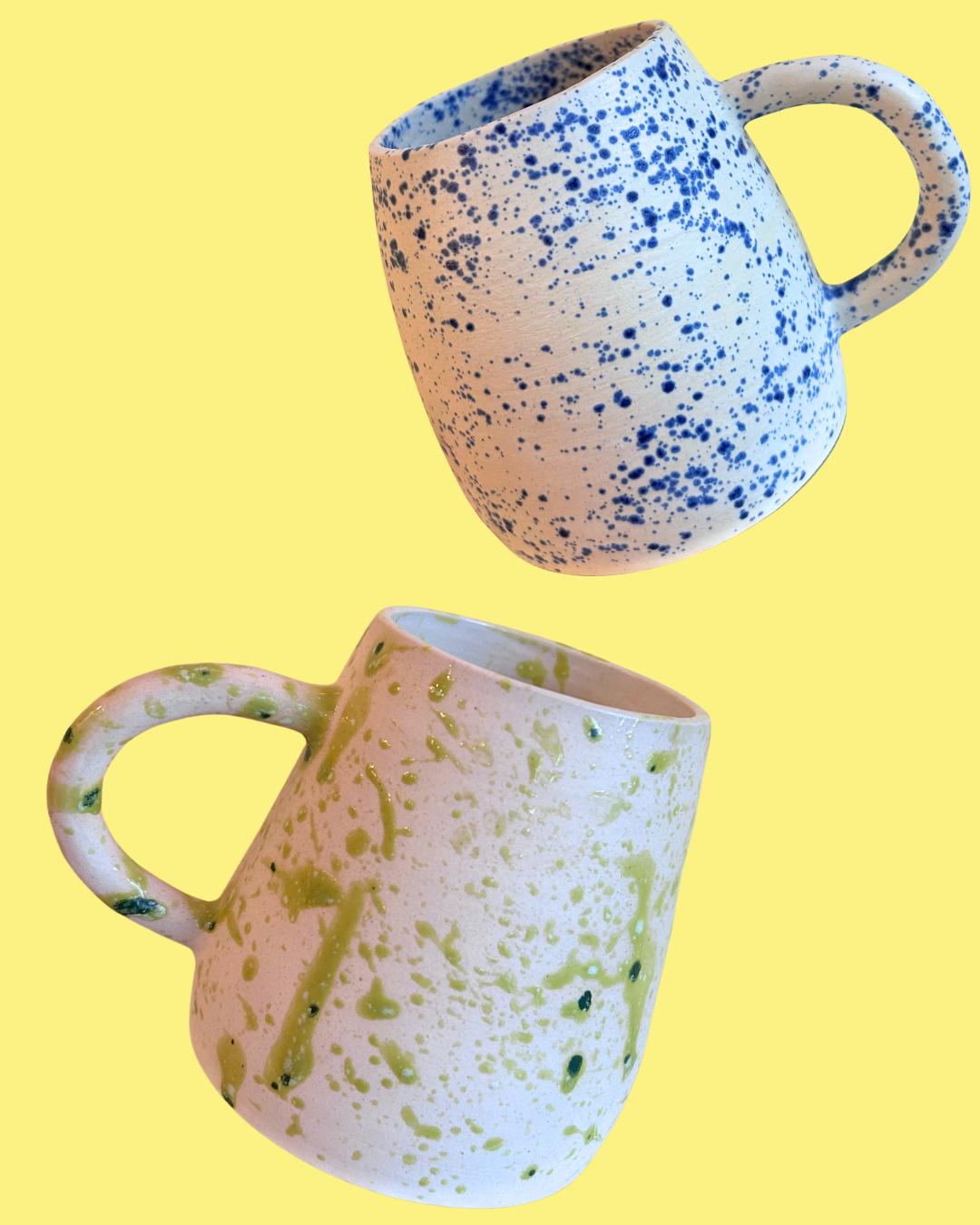 Speckled and Splattered Mugs