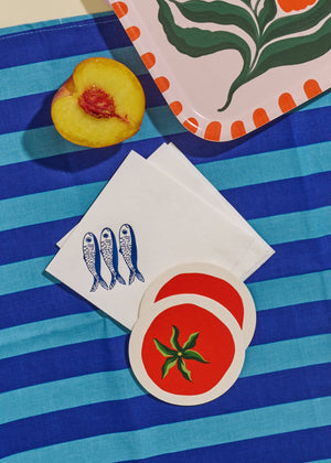 Tomato Coasters | Set of Four