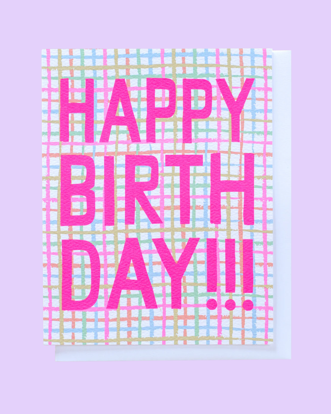 Big Plaid Birthday Box Set of 6 Cards