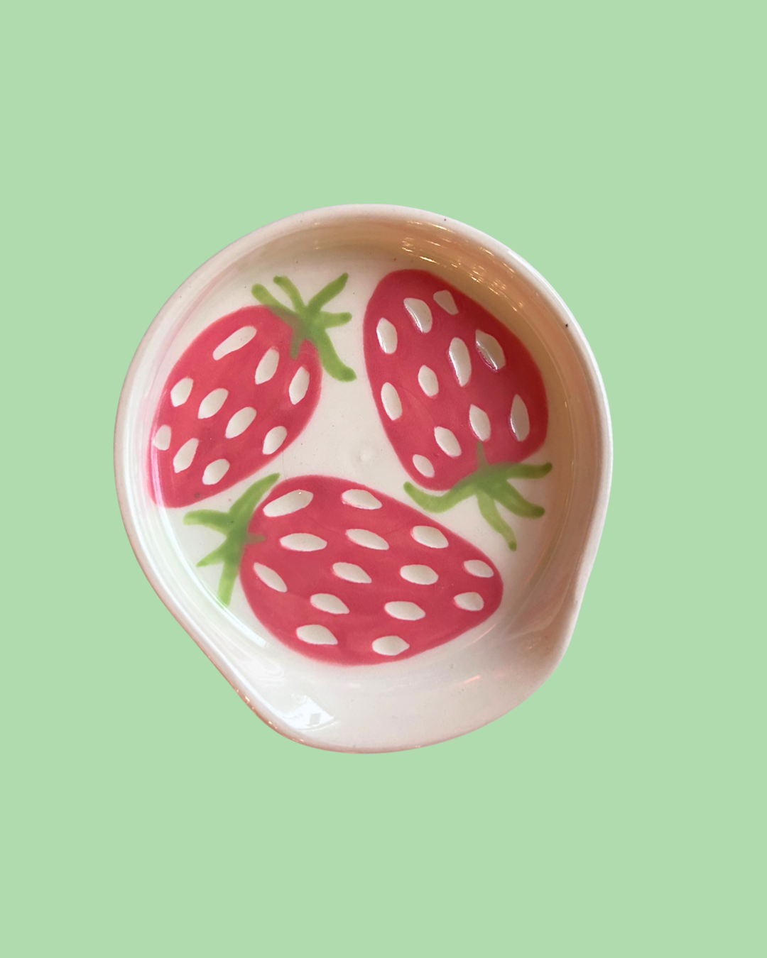 Hand-painted Ceramic Spoon Rests