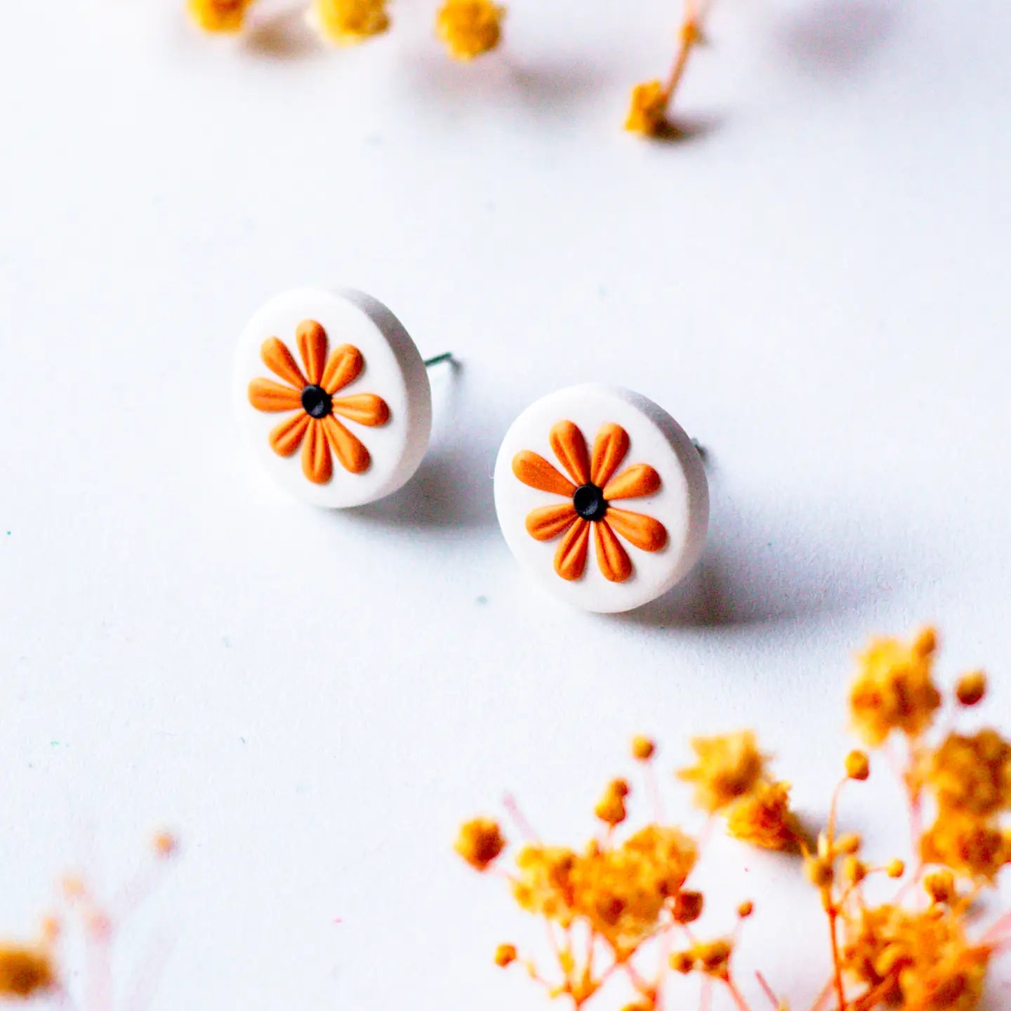 Black Eyed Susan Stud Earrings