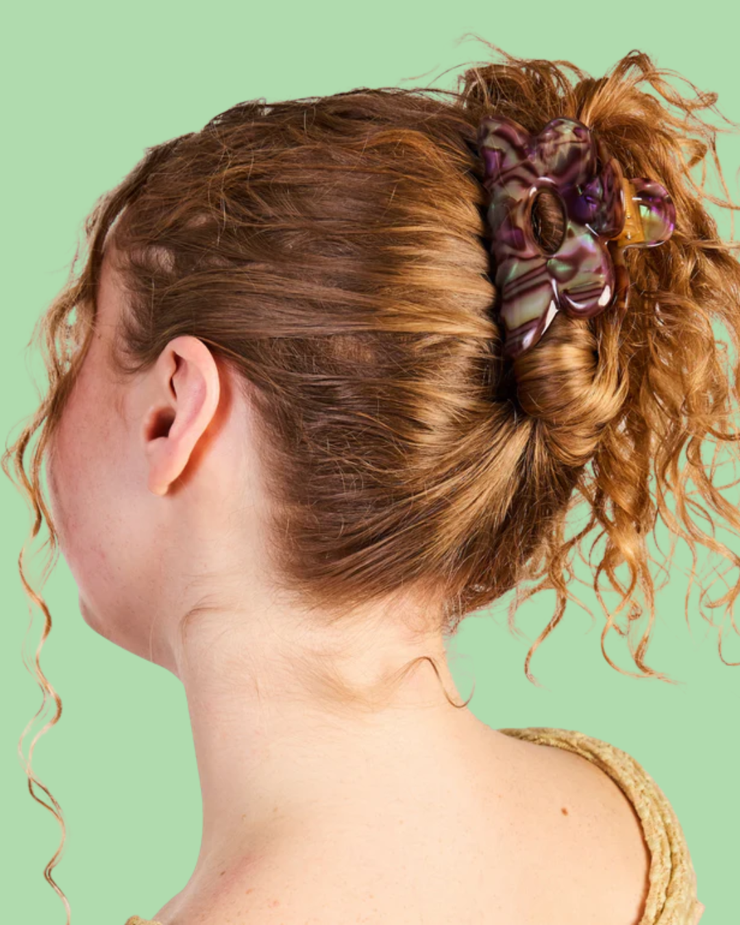 Flower Claw Clip