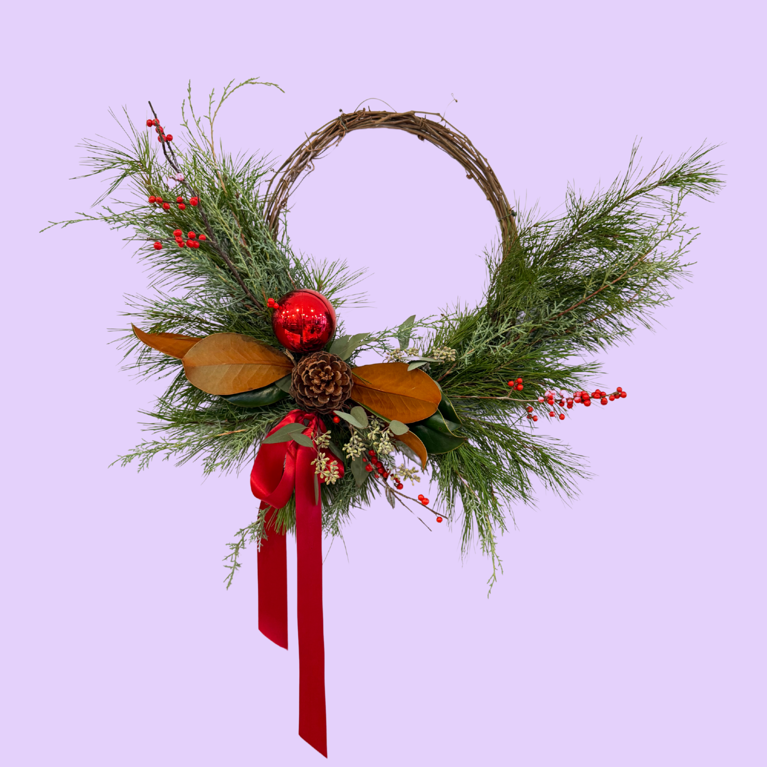 Fresh Holiday Wreath
