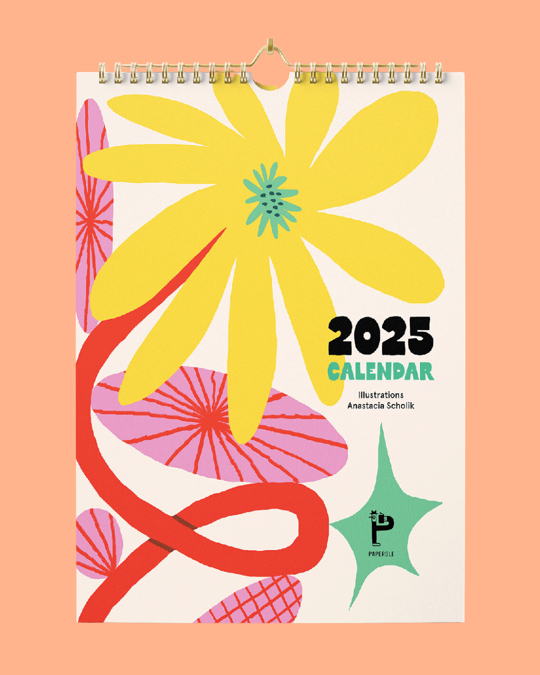 2025 Calendar Colourful Designs