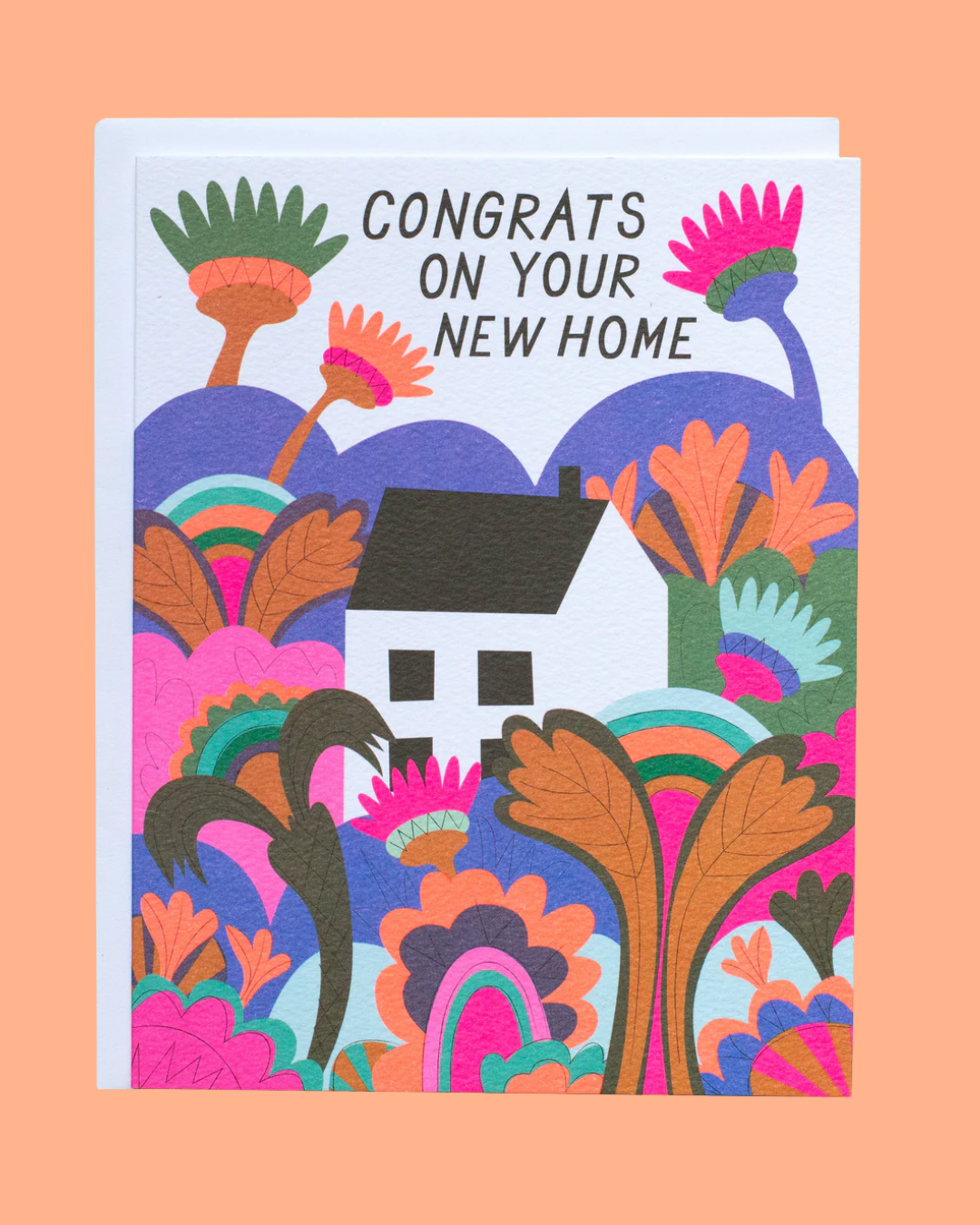Psychdelic Gardens New Home Card