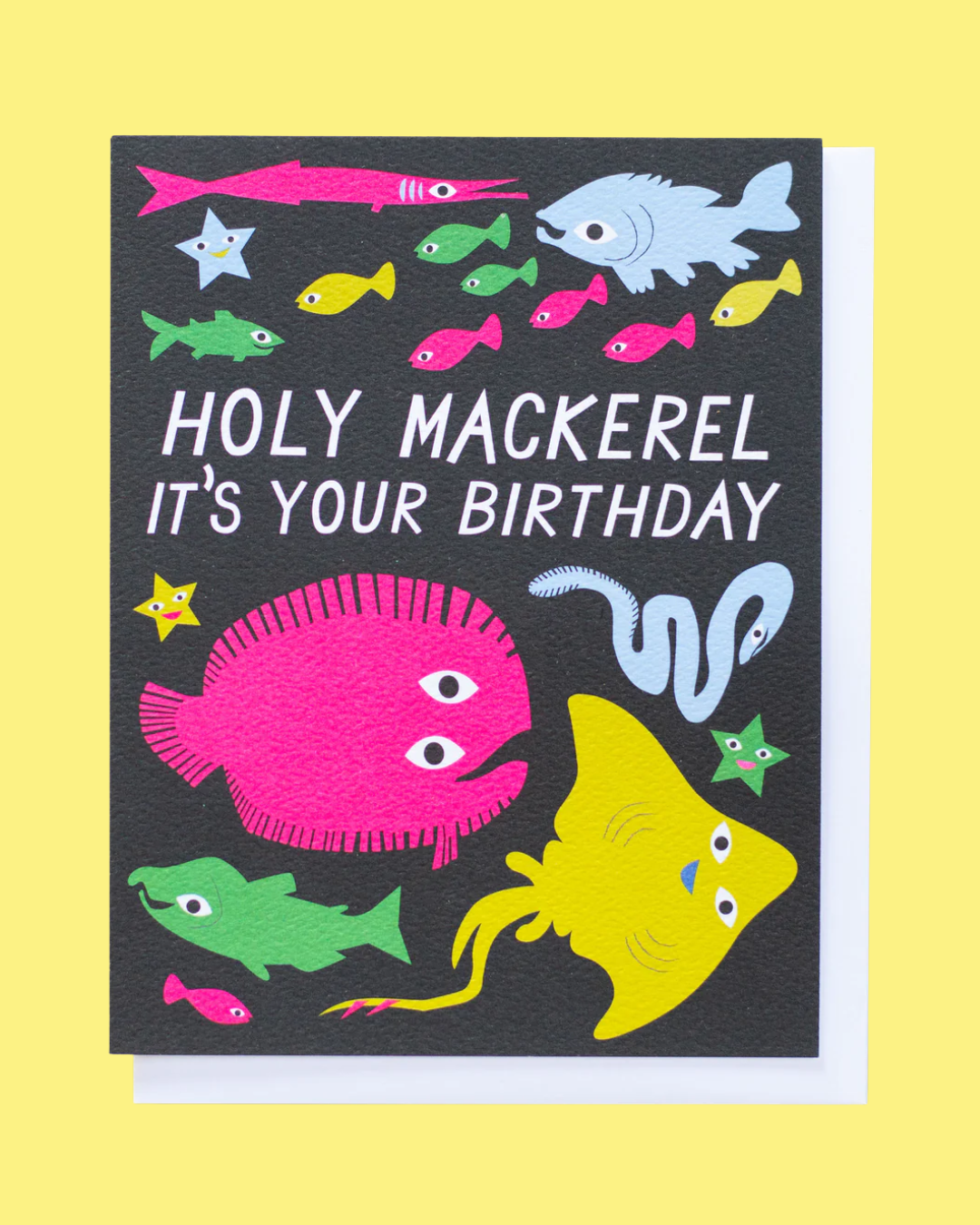 Holy Mackerel Birthday Card