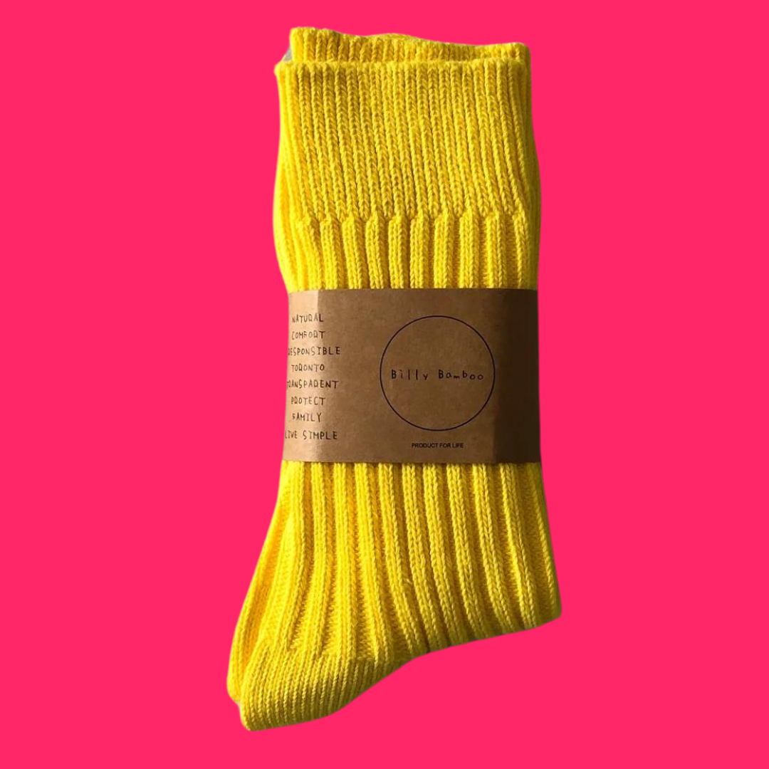 Ribbed Cotton Socks