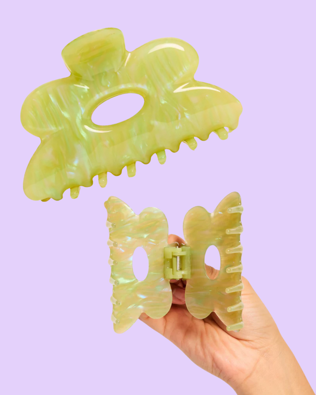 Flower Claw Clip