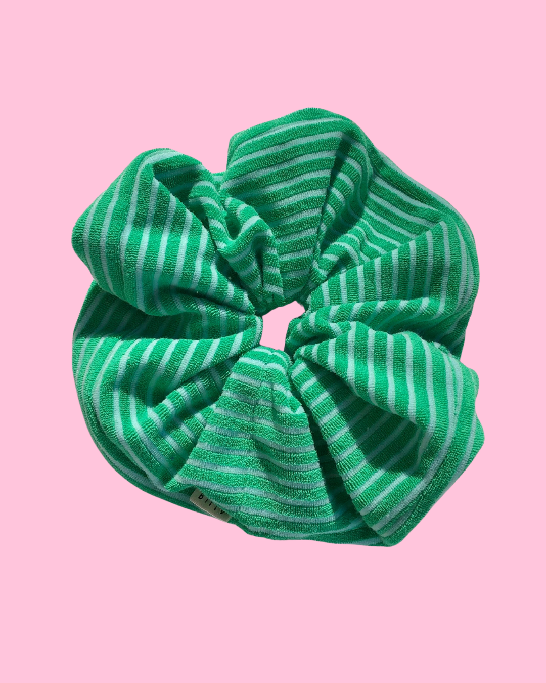 Toweling Stripe Scrunchie