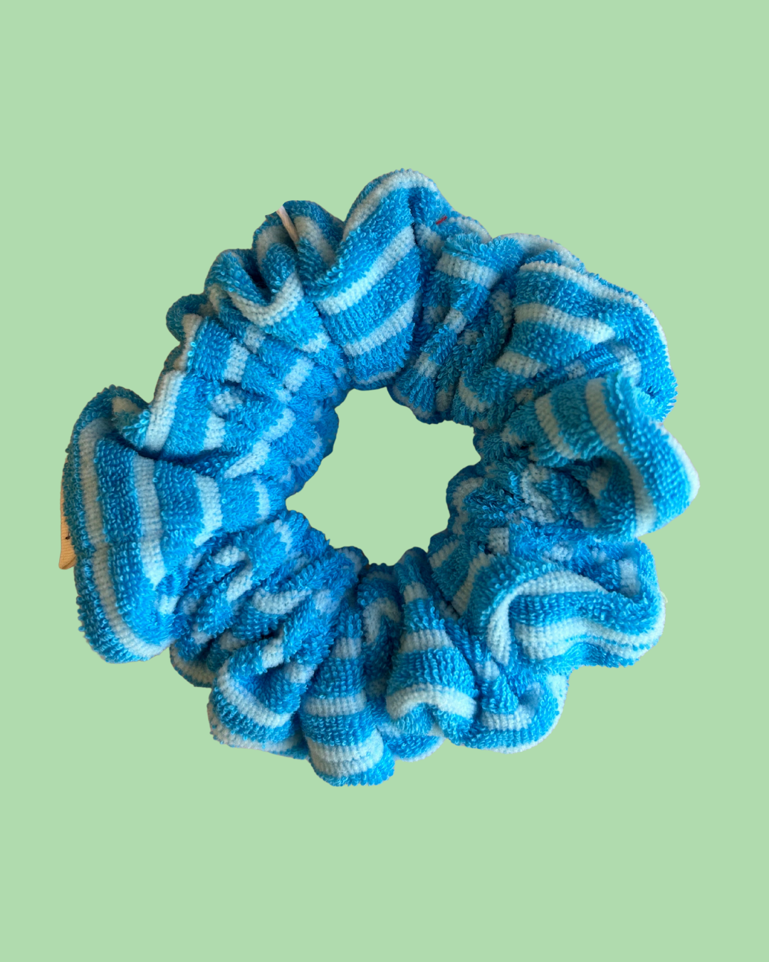 Toweling Stripe Scrunchie
