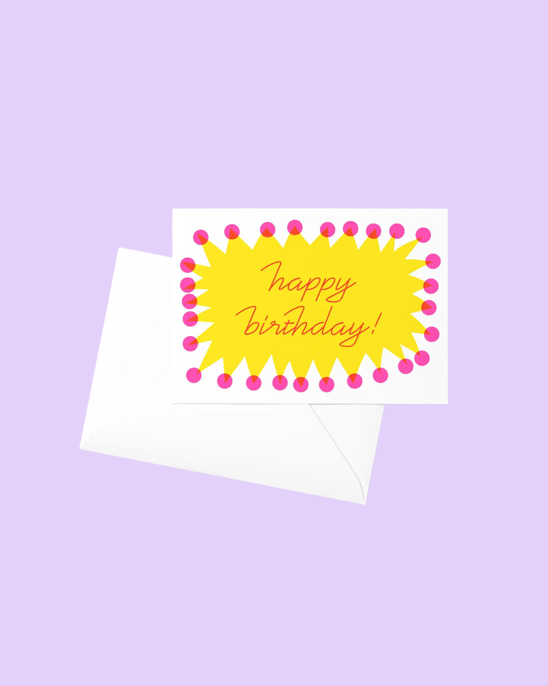 Starburst Birthday Card