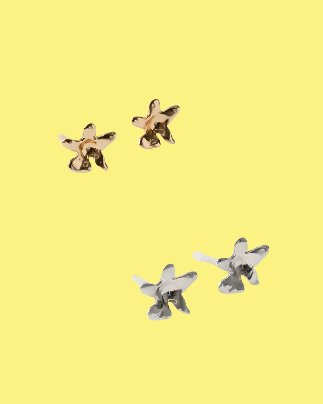 Flower Studs (gold or silver)