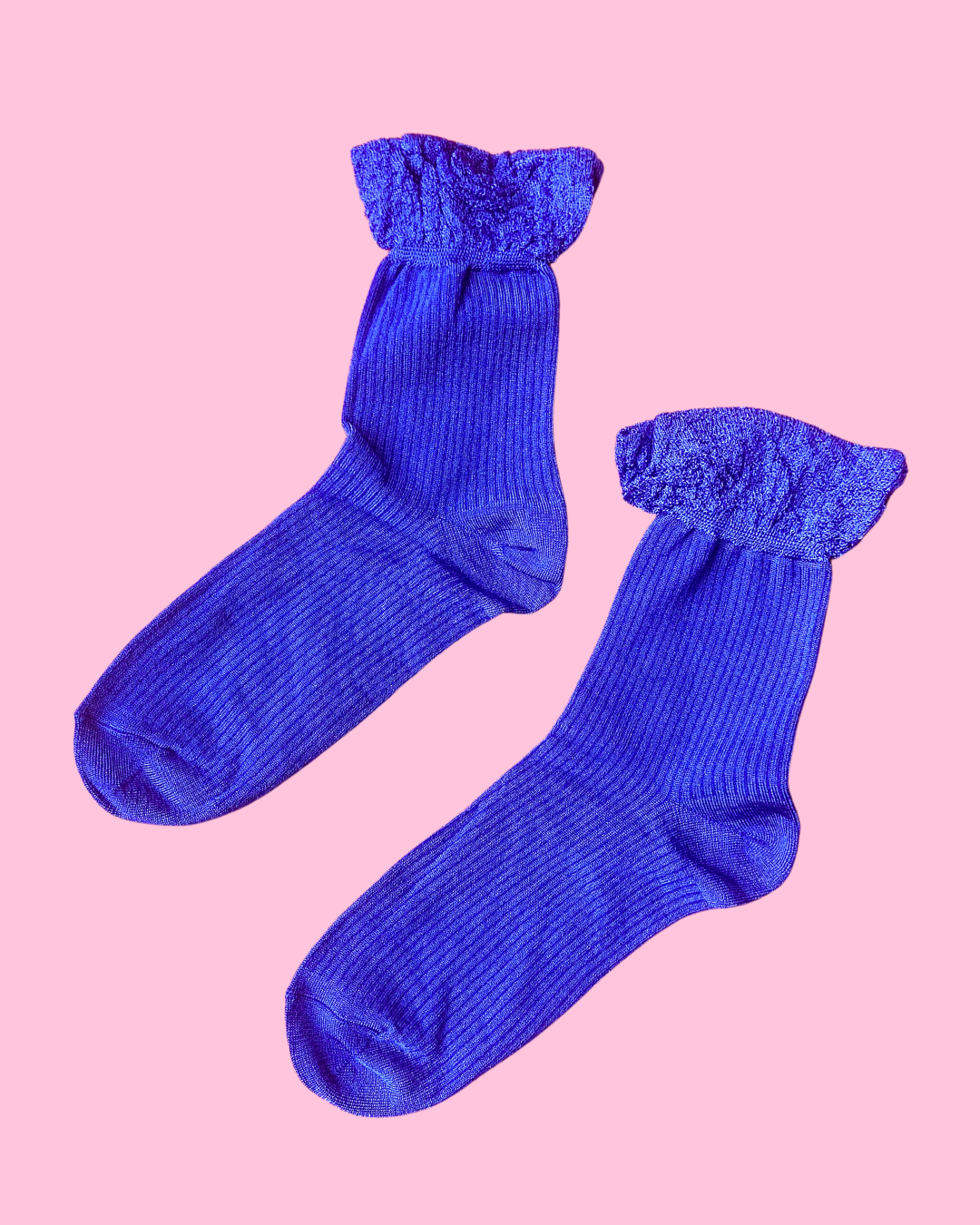 Shimmer Cotton Skirt Socks