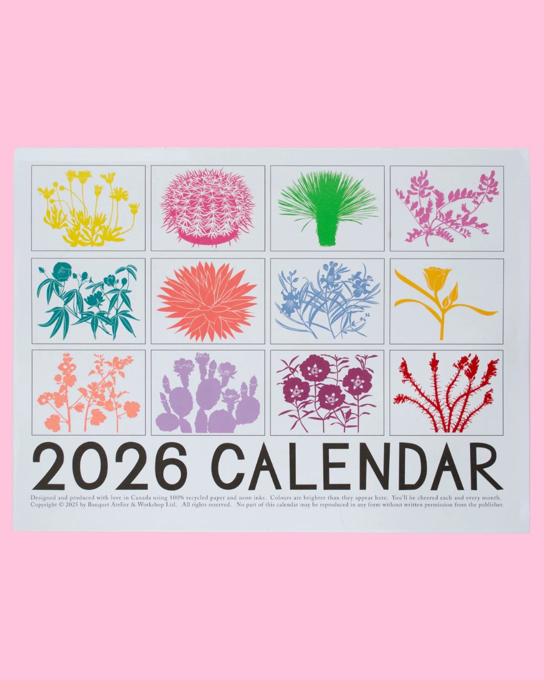2026 Desert High Plants Calendar
