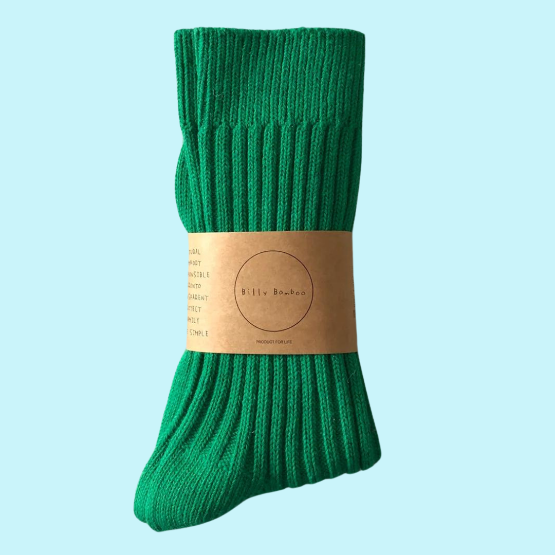 Ribbed Cotton Socks