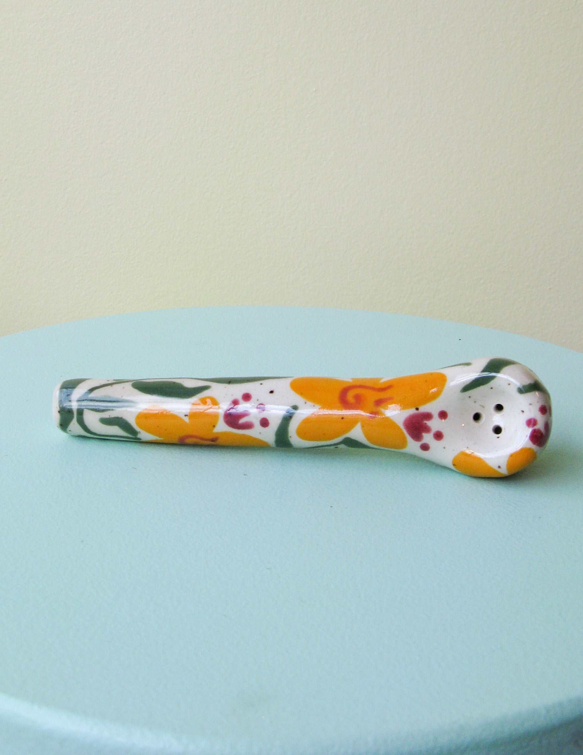 Ceramic Flower Pipe