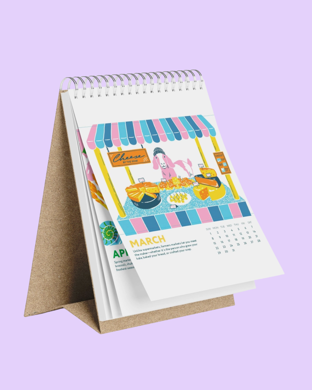2026 Market Days Desk Calendar
