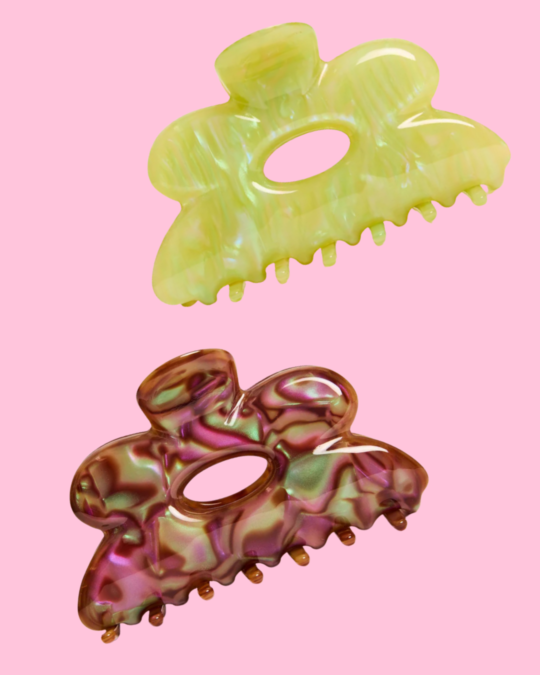 Flower Claw Clip