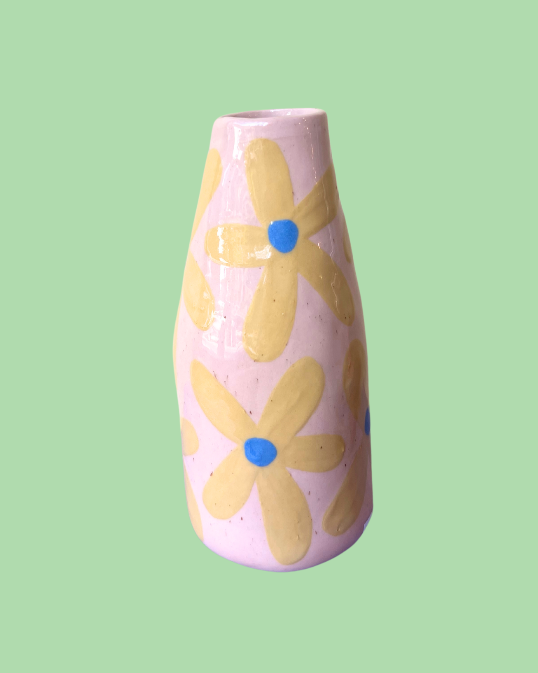 Large Hand-painted Ceramic Vases