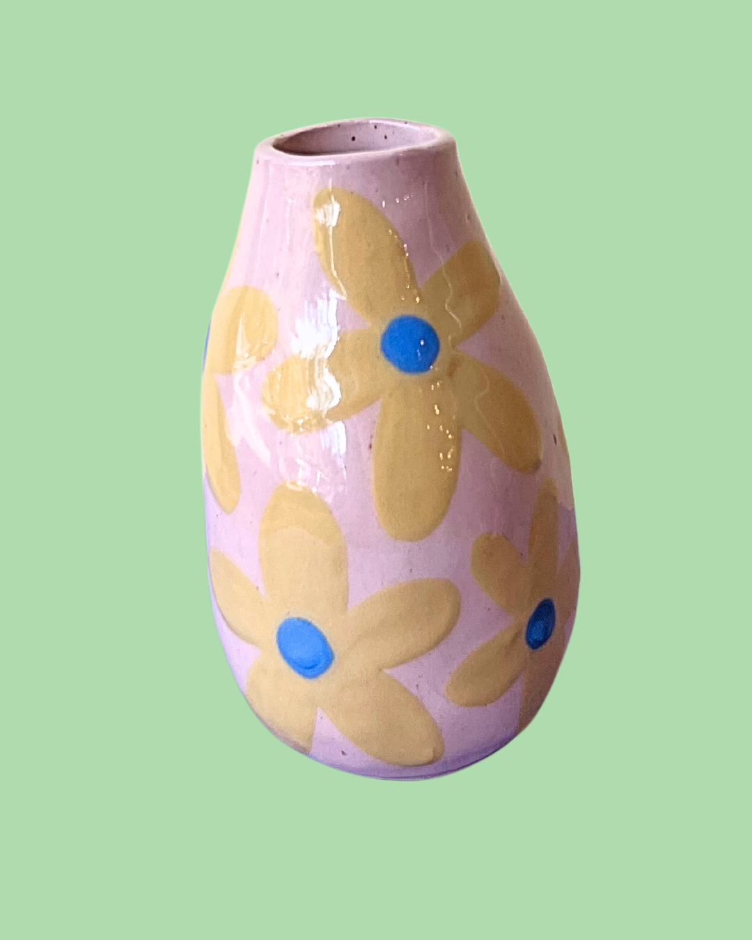 Medium Hand-painted Ceramic Vases