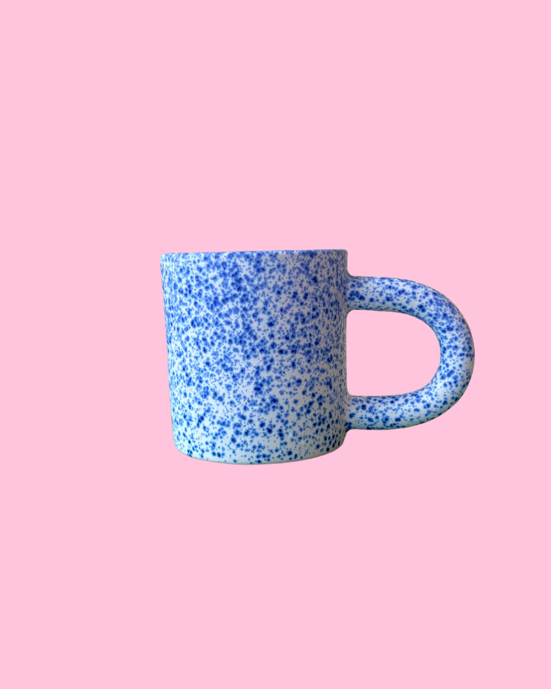 Blue Speckle Chunk Mug