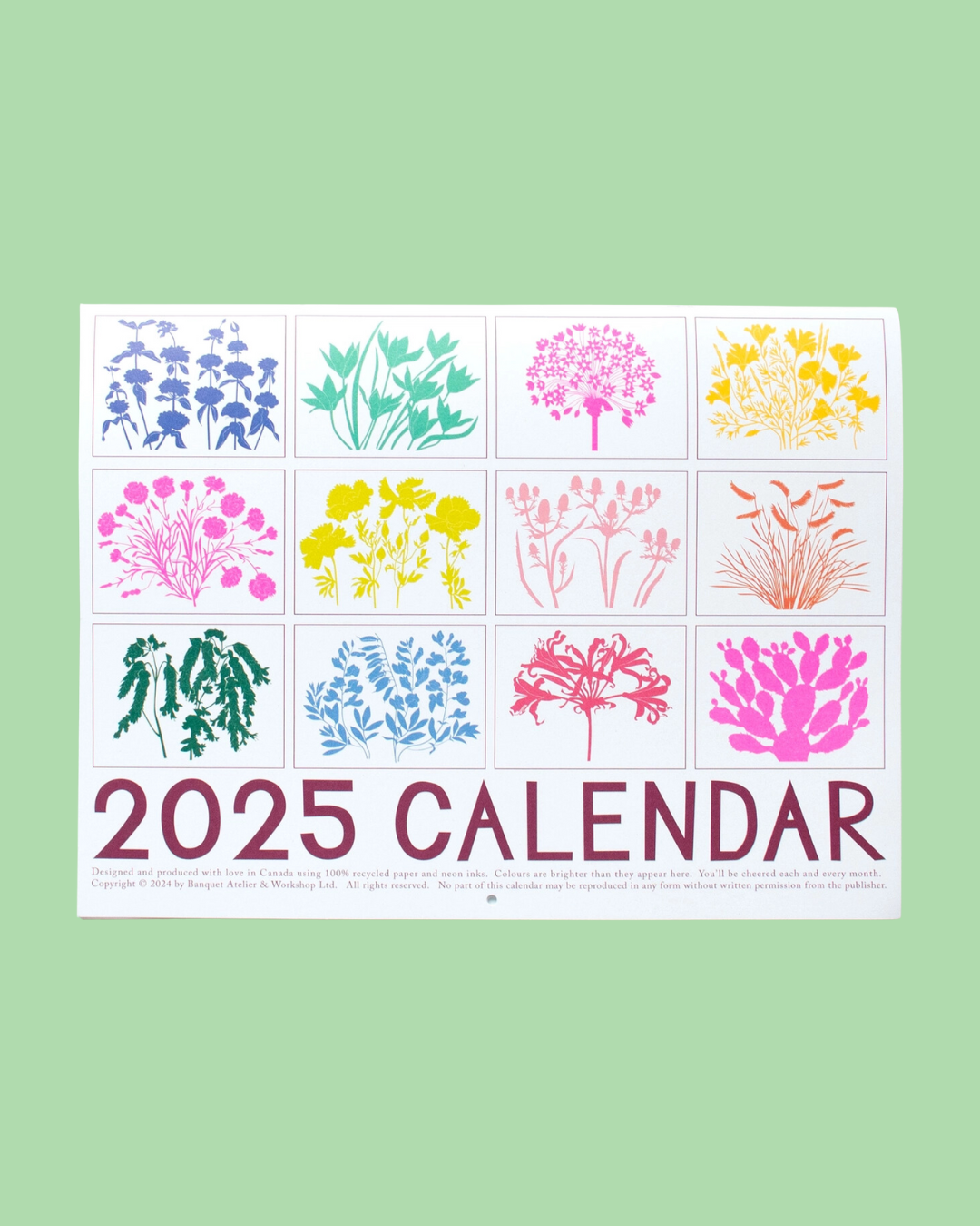 2025 Flower Calendar