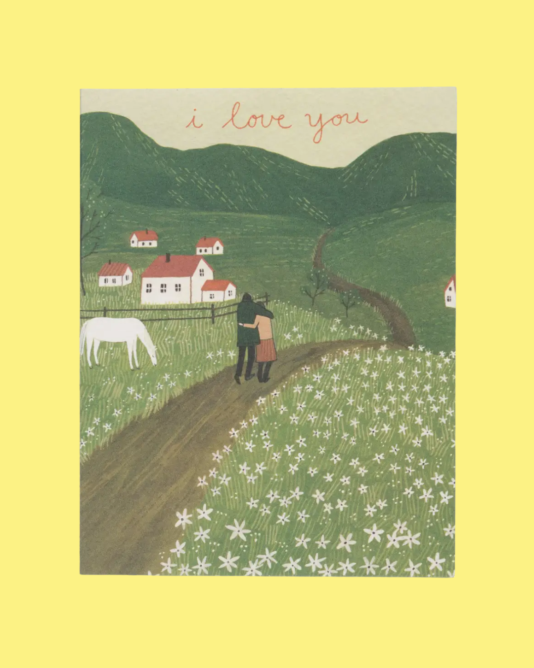 I Love You Road Card