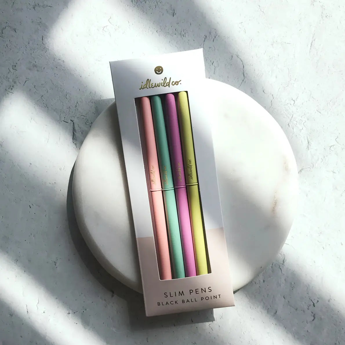 Pastel Slim Pen (Black Ink)