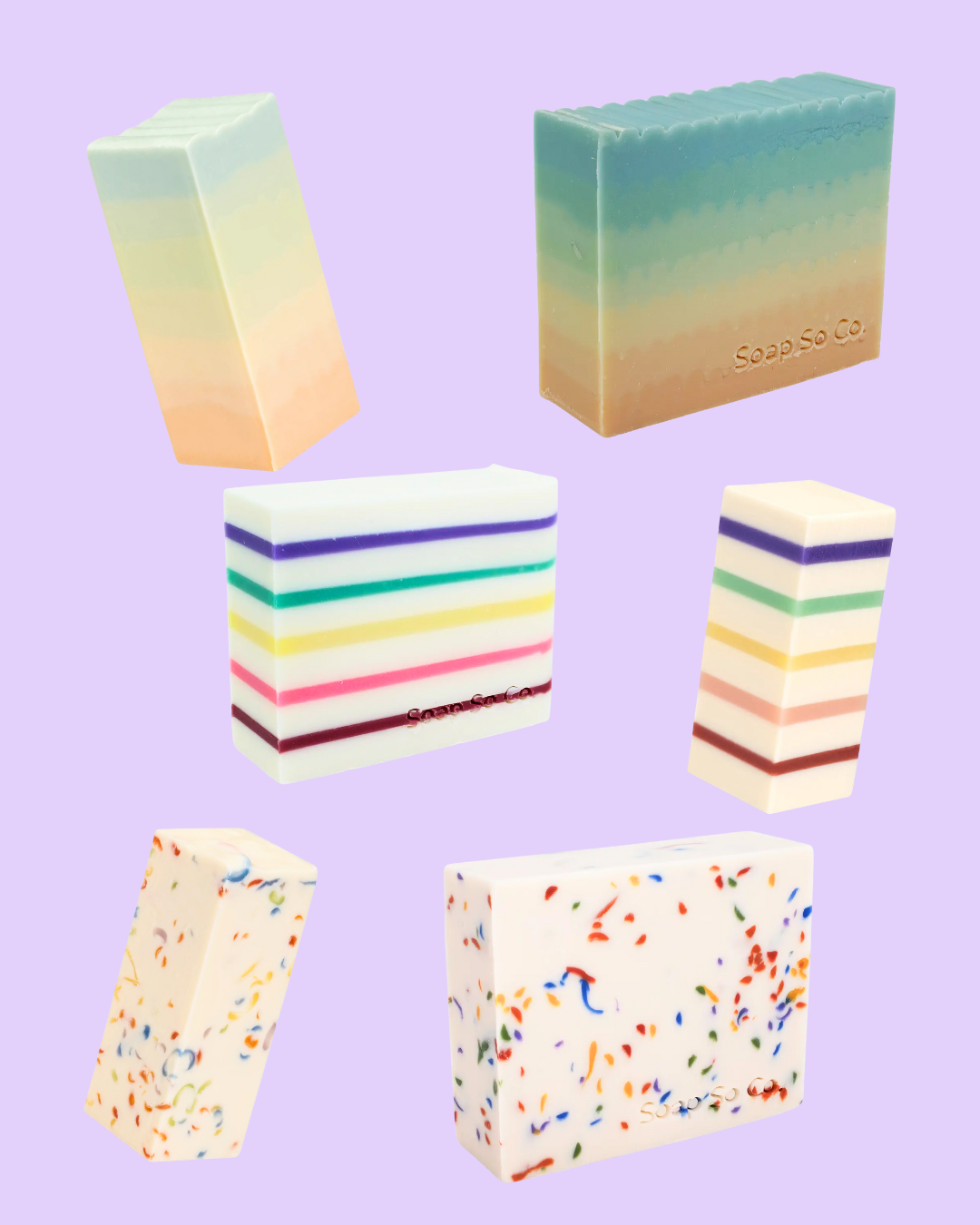 Soaps with cute designs!