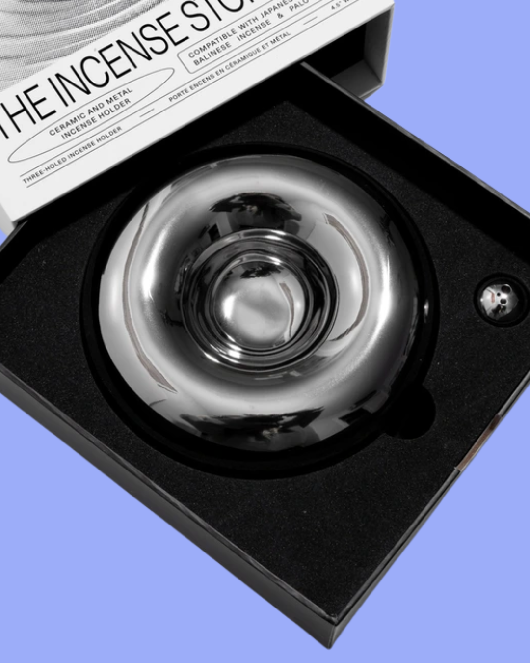 Chrome Incense Holder
