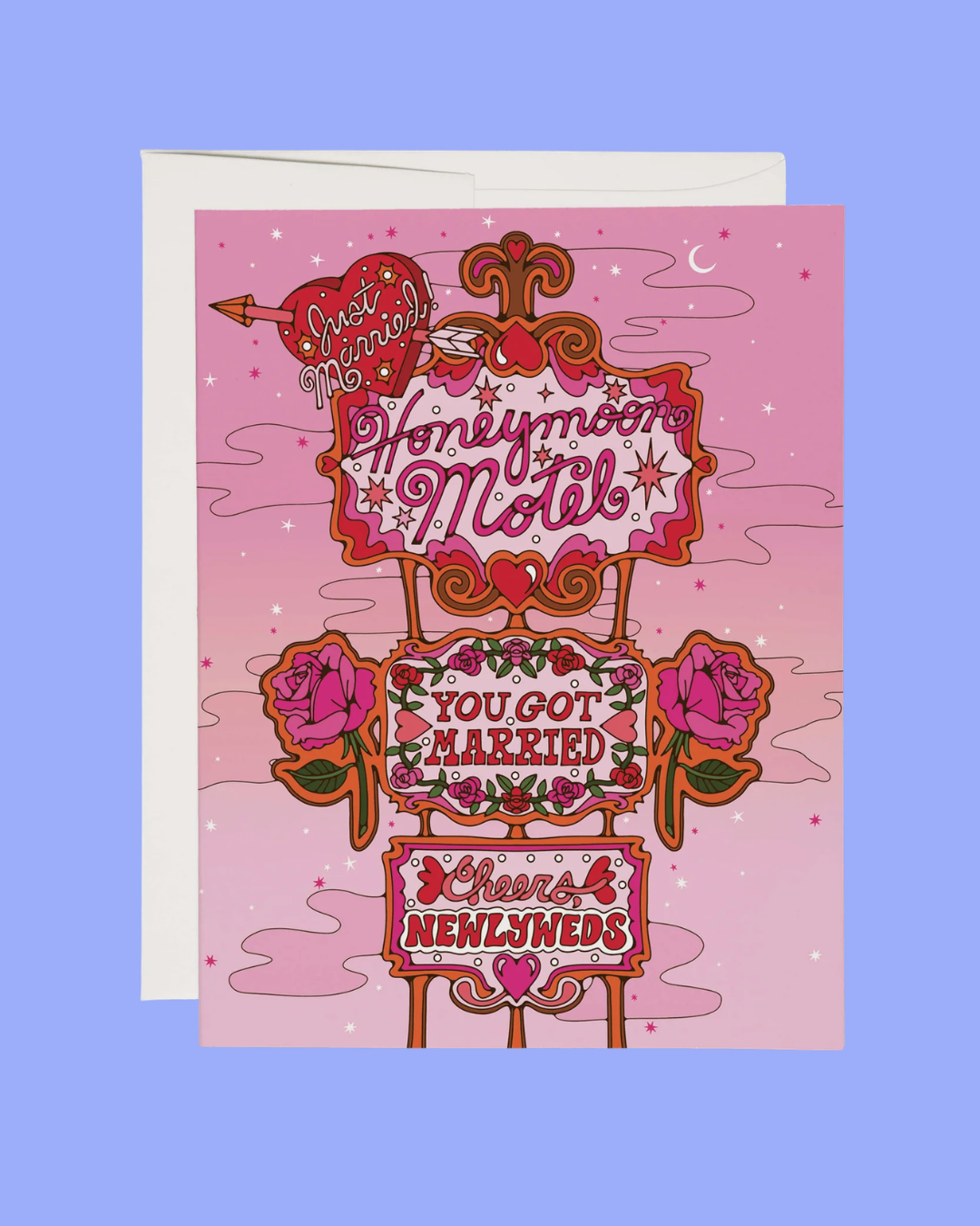 Honeymoon Motel Card