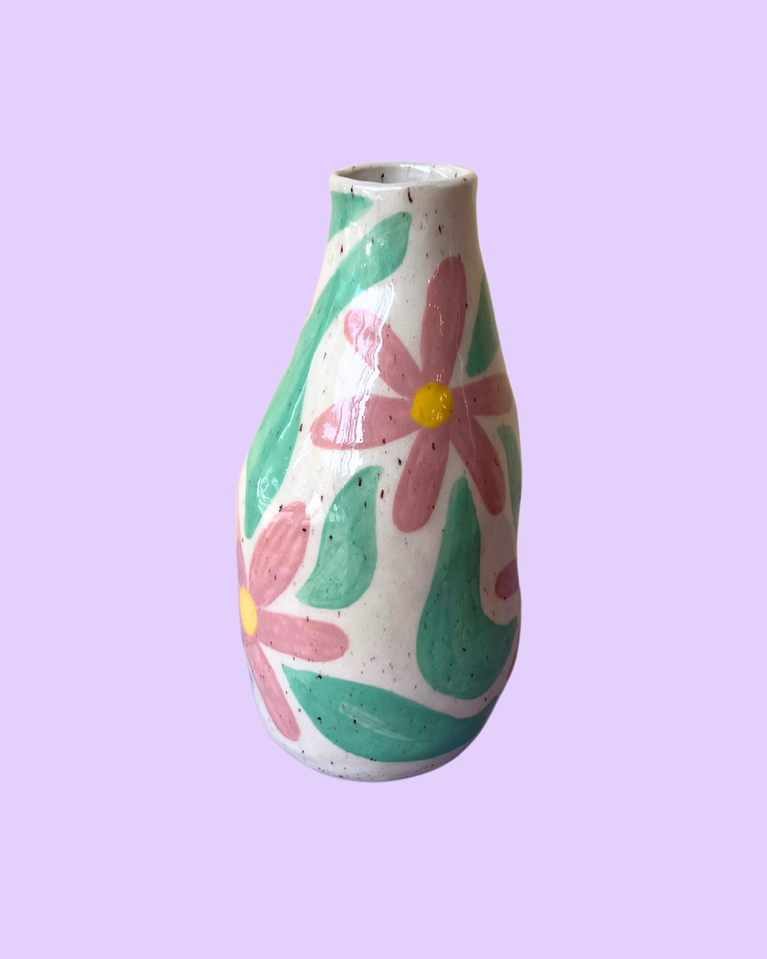 Large Hand-painted Ceramic Vases