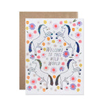Wild World Baby Card