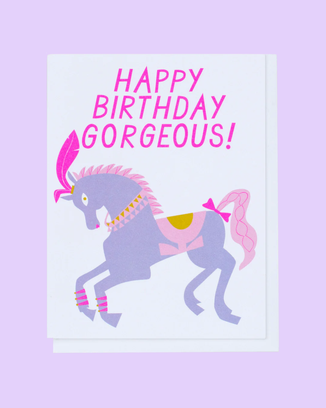 Pretty Pony Birthday Card
