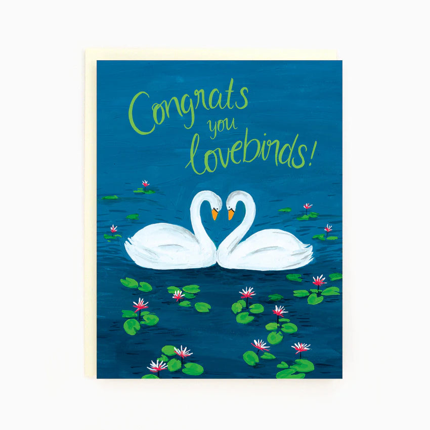 Congrats Lovebirds Card