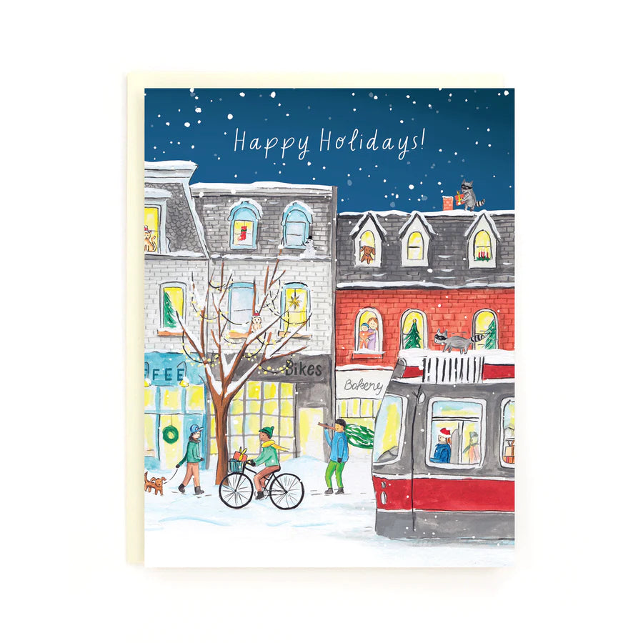 Toronto Queen St West Holiday Card