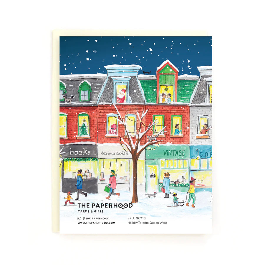 Toronto Queen St West Holiday Card