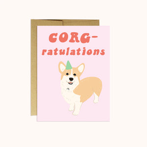 Corg-ratulations Card