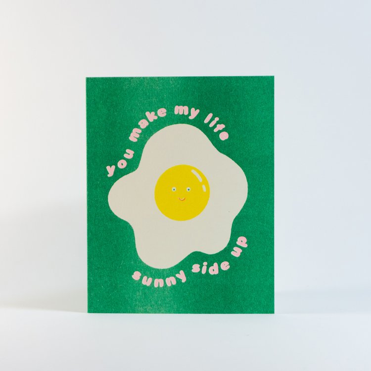 Sunny Side Up Egg Greeting Card