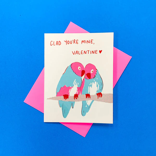 Glad You're Mine, Valentine Card