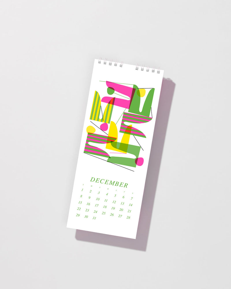 2024 Abstract Shapes Calendar