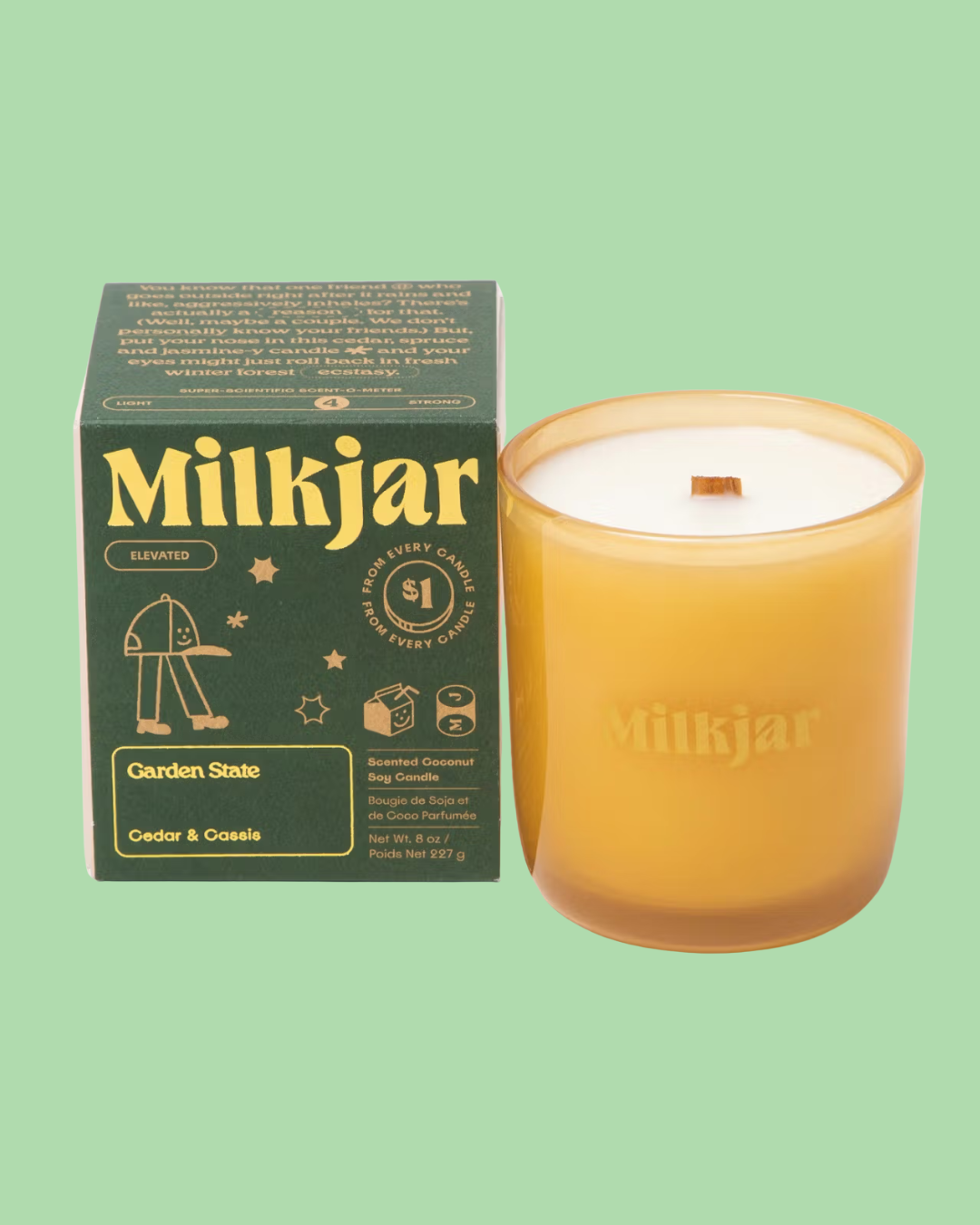 Milk Jar Candles