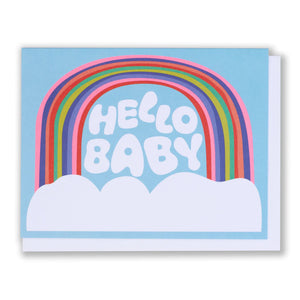 
            
                Load image into Gallery viewer, Hello Baby Rainbow Card
            
        