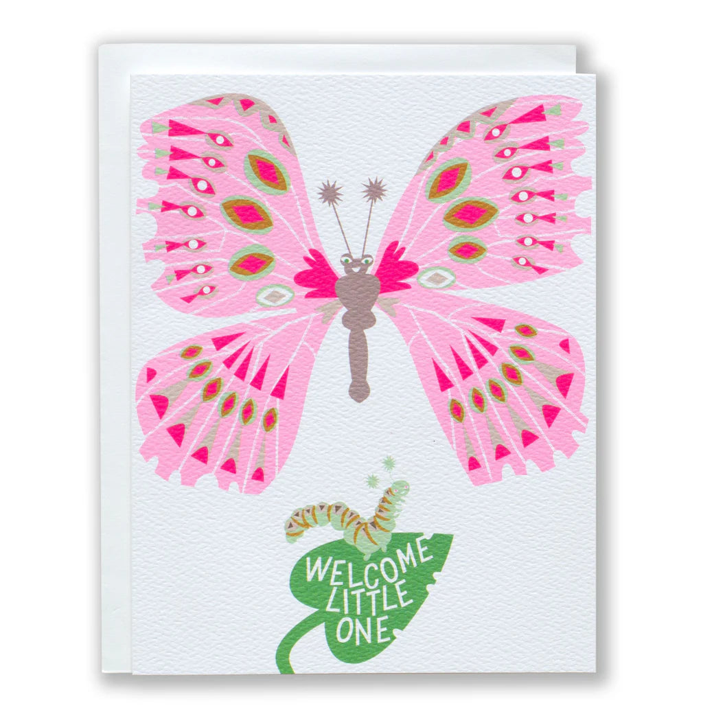 New Baby Butterfly Card