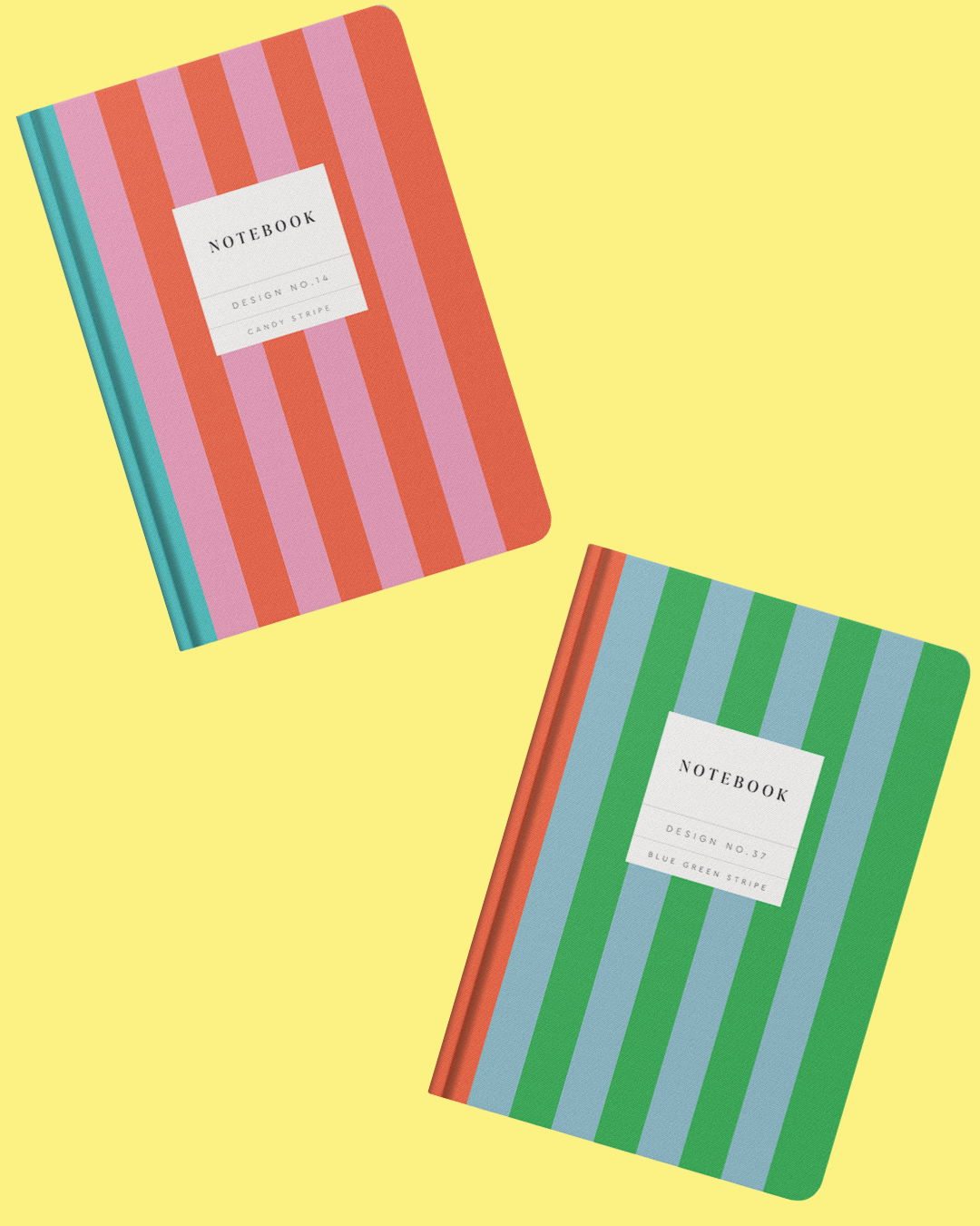 Hardback Stripes Notebook