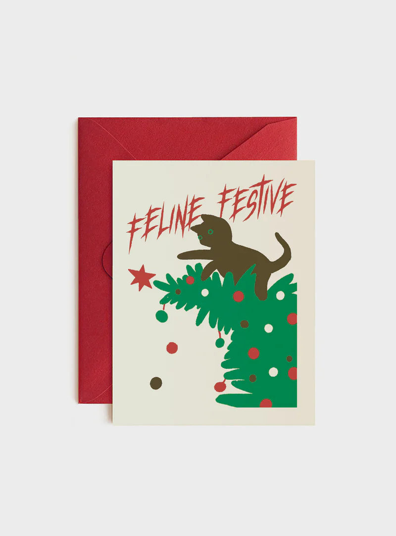 Feline Festive Card