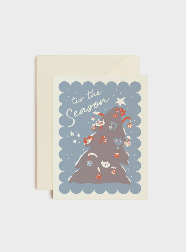 Christmas Tree Cats Card