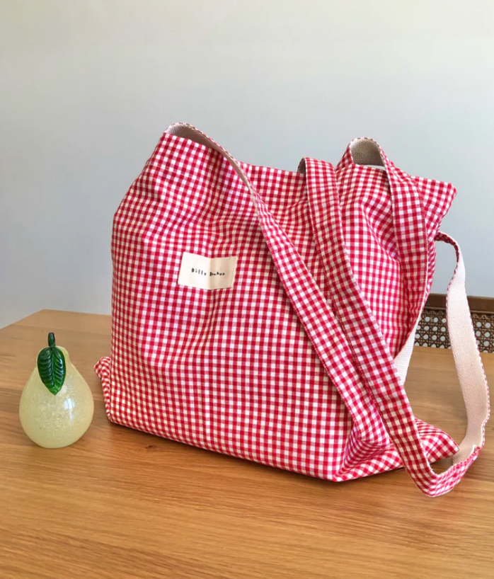 Gingham Tote Bag!