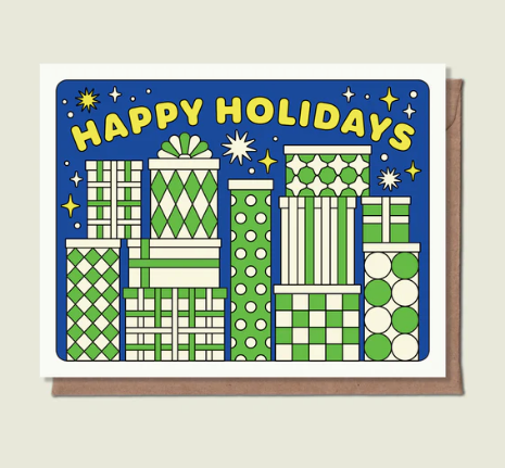 Happy Holidays Gift Greeting Card